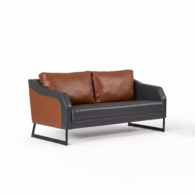 Sofa 2-Sëtzer Modern Luxus Design Aarbechtszëmmer Polstersofa Nei