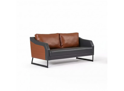 Sofa 2-Sëtzer Modern Luxus Design Aarbechtszëmmer Polstersofa Nei