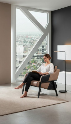 Aarbechtszëmmer Sessell Luxus Sëtz Stoff Textil Büro Miwwelen Polster Nei