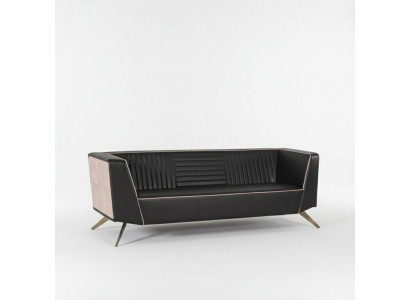Designer schwaarzt Polstersofa Stoffmiwwel Aarbechtszëimmermiwwel Büro Canapé