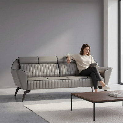 Grouss Lieder Dräi Sëtz Aarbechtszëmmermiwwelen Designer Holzmiwwelen Luxus.