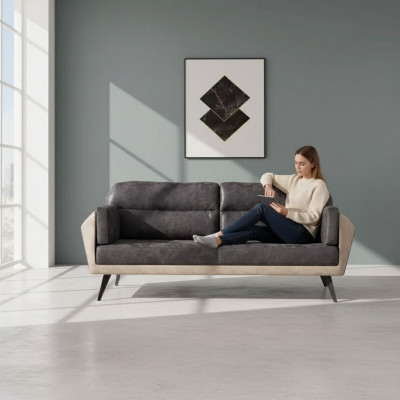Groue Luxus Dräisëtzer Aarbechtszëmmer Sëtzer Modern Büro Miwwelen Couch