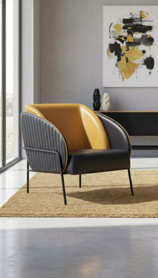 Bürosstull Stil Modern Aarbechtszëmmer Design Textil Miwwelen Polster Stoff