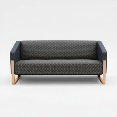 Canapé 2 Sëtz Luxus Miwwelen Canapé Modern Designer Aarbechtsraum Büro Miwwelen