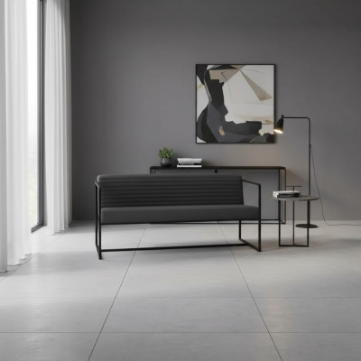Modern Sofa Canapé 2 Sëtzer Schaffzëmmer Luxus Stil Polstersofa Neit