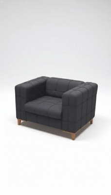 Schwaarze Sesselle Sitz Aarbechtsraum Modern Designer Polstersessel Nei