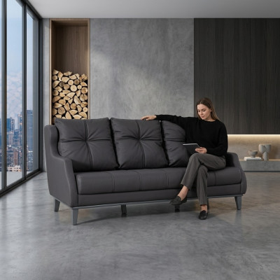 Canapé 2 Plaz Aarbechtszëmmer Büroeinrichtung Stil Modern Textil Miwwelen Sëtz