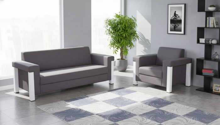 Büroeinrichtung Schäffzëmmer Bürosmiwwel Set Designer 3+1 Garnitur 2 Stéck