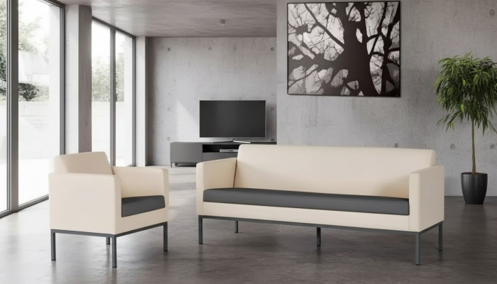 Büro Miwwel Komplettset Schaffzëmmer Sëtzgrupp Canapé Garnitur 2 Deeler Modern