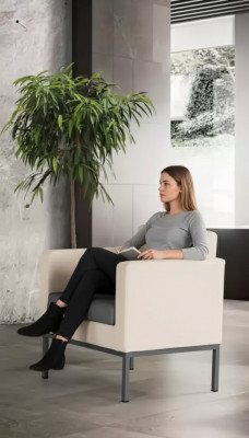 Luxus Still Büroariichtung Aarbechtszëmmer Polster Stoff Sëtz Textil Nei
