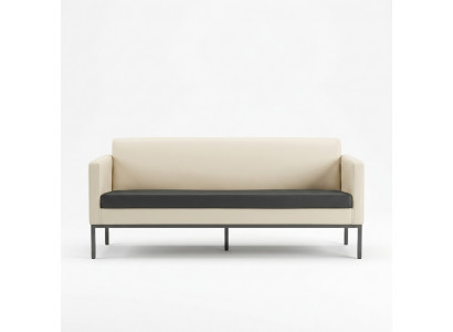 Büroausstattung Sofa Canapé 3 Sëtzer Aarbechtszëmmer Polstersofa Textil Miwwelen