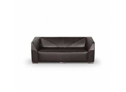 Schwaarzen Dräisëtzer Aarbechtszëmmermiwwele Stoff Couche Luxus Designer Sofa