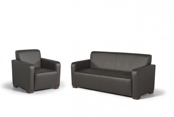 Büroariichtung Sofa 3-Sëtzer Designer Aarbechtszëmmer Miwwelen Textil Modern