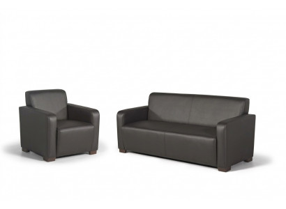 Büroariichtung Sofa 3-Sëtzer Designer Aarbechtszëmmer Miwwelen Textil Modern
