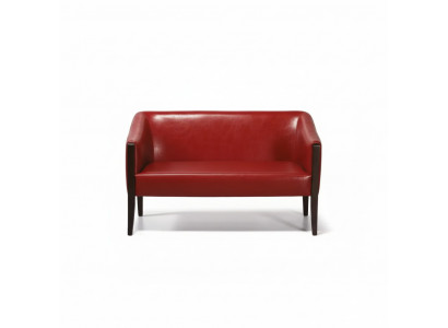Sofa 2 Sëtzer Aarbechtszëmmer Stil Modern Textil Méiwer Büro-Méiwer Luxus Couch