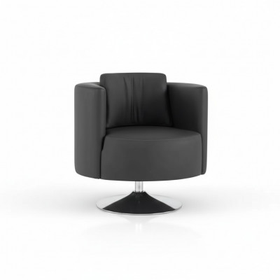 Bürosmiwwel Still Luxus Schwaarz Still Polster Textil Modern Design Fauteuil