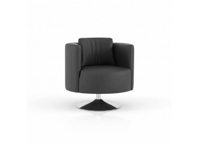 Bürosmiwwel Still Luxus Schwaarz Still Polster Textil Modern Design Fauteuil