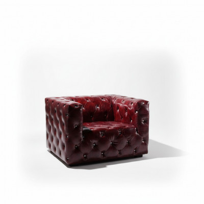 Chesterfield Sesselleder Sofa Luxus Sesselleder Bordeaux Clubsessell Nei