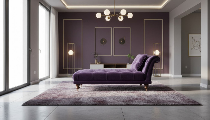 Chesterfield Chaiselounge Lezongschaise Schlofsch-Couch Lounge-Sofa Relax-Lezongslounger