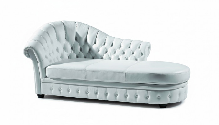 Chesterfield Chaiselounge Leis Chaise Wunnzëmmer Canapé Sofa Lounge