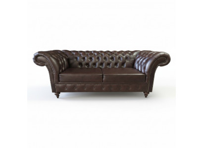 Chesterfield Sofa 3 Sëtzer Couch Sëtz Luxus Couchen Drësëtzer 230cm