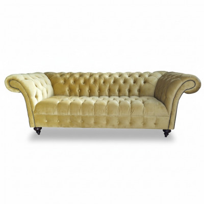 Luxus Sofa Drësëtzer Design Chesterfield Textil Couchen Modern