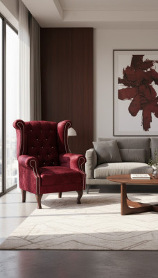 Ohrensessel Chesterfield Sesselen Samt Rout Canapé 1 Sëtzer Modern
