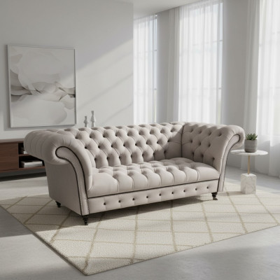 Chesterfield Sofa Drësëtzeger Sofas Polster Textil Canapéë Modern
