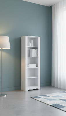 Regal Schaf Bicherregal Schief Méizwech Miwwelen Braun 170x52x45