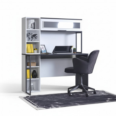 Sekretär Schreifdësch Dësch 130x60x171 Schreifdëscher Dëscher Miwwelen Holz Computer