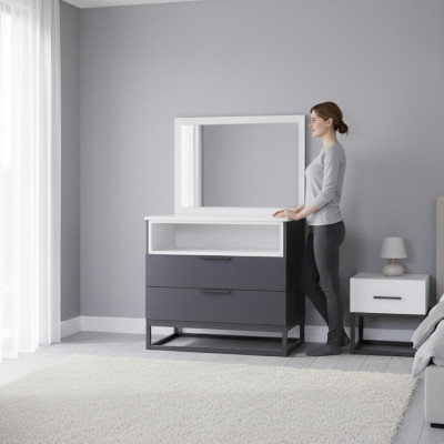 Make-up Dësch Kommode Schaf Sideboard Sekretär Schlofkummer Miwwelen