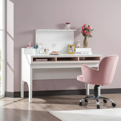 Sekretär Schreifdësch Dësch 130x60x120 Schreifdëscher Dëscher Miwwelen Holz Computer