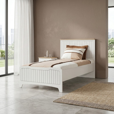 Modernt Miwweldesign Kannerbetten Betten Bett wäiss Kannerzëmmer nei