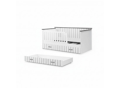 Modern Miwweldesign Kannerbetter Better Bett wäiss Kannerzëmmer nei