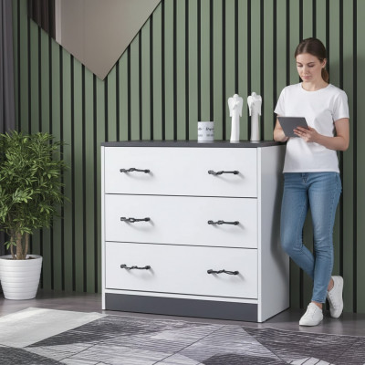 Komoud Sideboard Schaf Anrichte Schief Möbel Anrichte Komouden 82x81x42