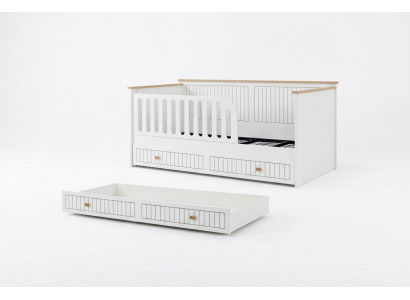 Modern Miwweldesign Kannerbetter Better Bett wäiss Kannerzëmmer
