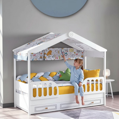 Kanner Better Holz Schlofkummer Wunneng Miwwelen Bett Kanner Jugendzëmmer
