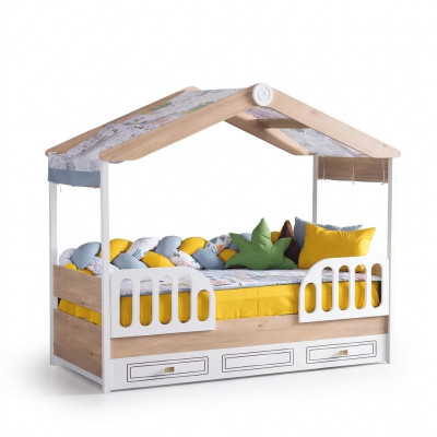 Kanner Better Holz Schlofkummer Wunneng Miwwelen Neit Bett Jugendzëmmer