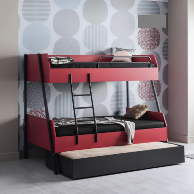 Jugendbett Kannerbett Kanner Design Moderne Bett Kannerzëmmer Holz Better