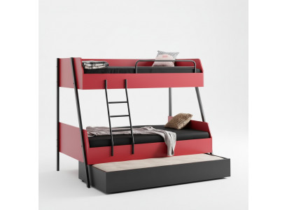 Jugendbett Kannerbett Kanner Design Moderne Bett Kannerzëmmer Holz Better