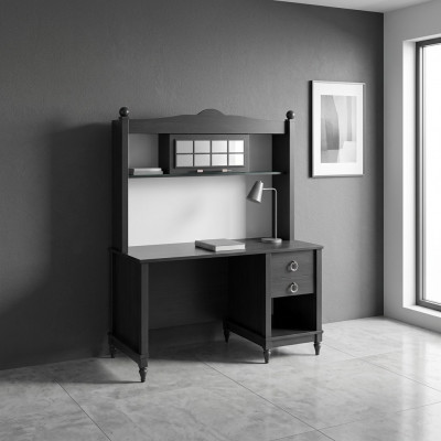 Sekretär Schreifdësch Dësch 130x60x163 Schreifdëscher Dëscher Miwwel Holz Computer