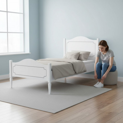 Jugendbett Kannerbett Design Modern Bett Kannerzëmmer Holz Kanner Better