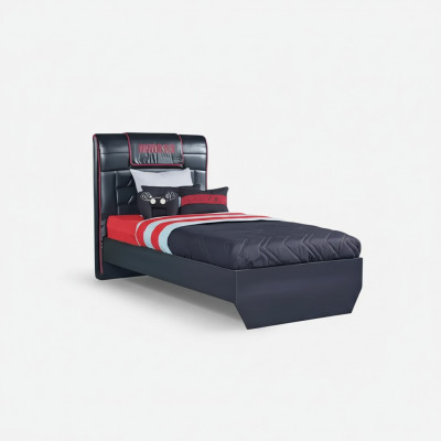 Designer Better Kannerbett Jugendbett Holzmobilier mat mëller 120x200cm