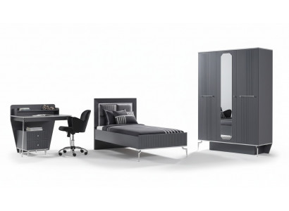 Design Jugendschlofkummer Schlofzëmmer Set Schaf Bett Schreifdësch 3tlg.