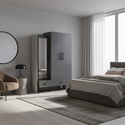 Kleederasch Schief Schaf Salon Schief Holz Miwwelen Ariichtung 134cm