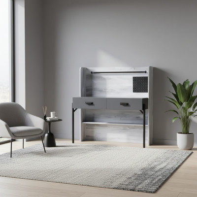 Sekretär Schreifdësch Dësch 130x60x138 Schreifdëscher Dëscher Miwwelen Holz Computer