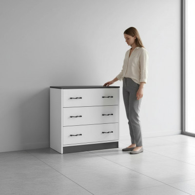 Kommod Sideboard Schaf Anrichte Schief Méiwwel Anrichte Kommoden 82x81x42