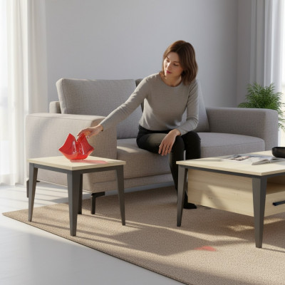 Designer Luxus Brongen Dësch Ablag Holzmöbel Modern Büro Miwwelen