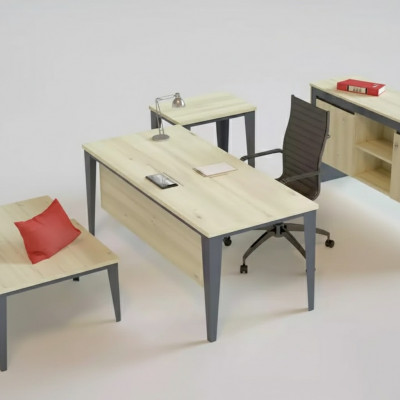 Designer brongen Schreifdësch Bürosmiwwelen Holzdëscher Luxusmiwwelen Nei