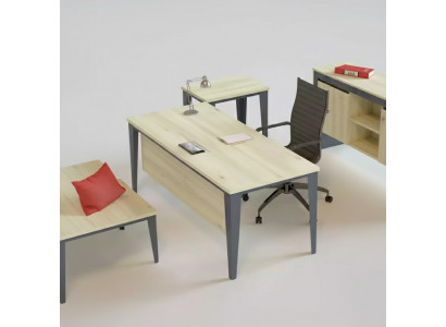 Designer brongen Schreifdësch Bürosmiwwelen Holzdëscher Luxusmiwwelen Nei
